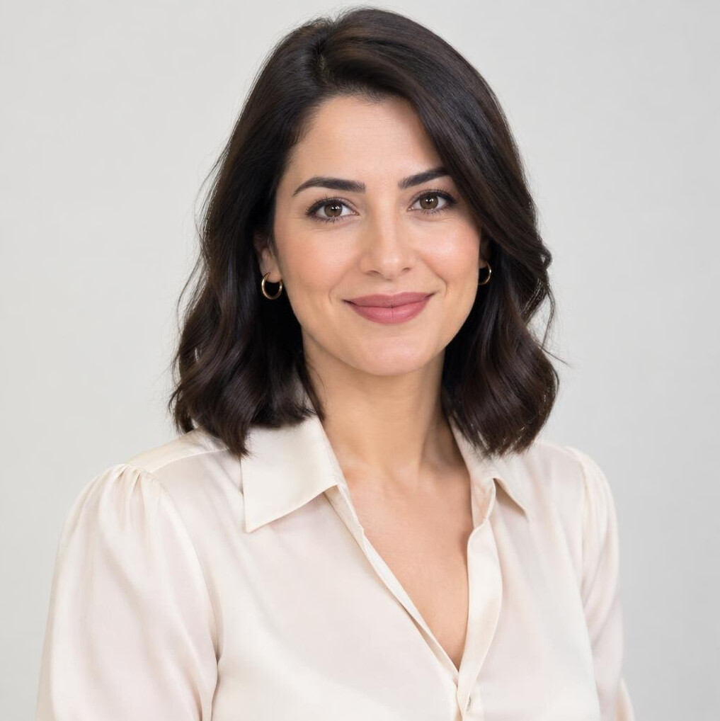 Turkish woman editorial trainer portrait